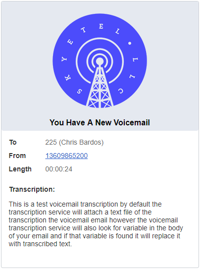 voice transcriptions